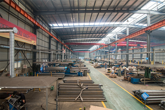 六安网架焊接车间